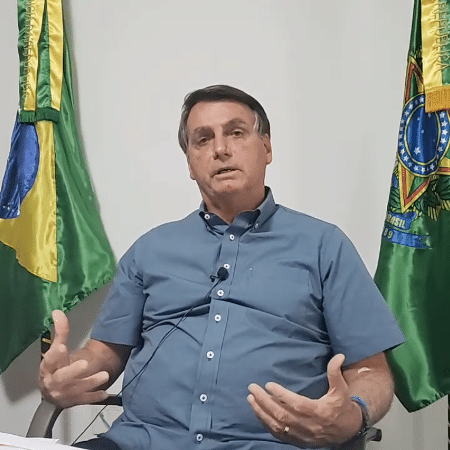 Presidente Jair Bolsonaro (sem partido) atacou imprensa nas redes sociais - Reprodução/YouTube