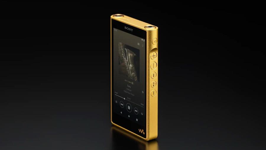 Walkman NW-WM1ZM2: modelo de luxo banhado a ouro, voltado para "audiófilos" - Divulgação/Sony