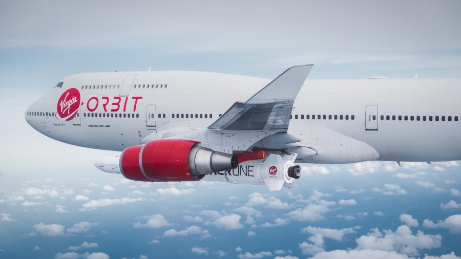 Lançamentos da Virgin Orbit são feitos de um avião - Divulgação