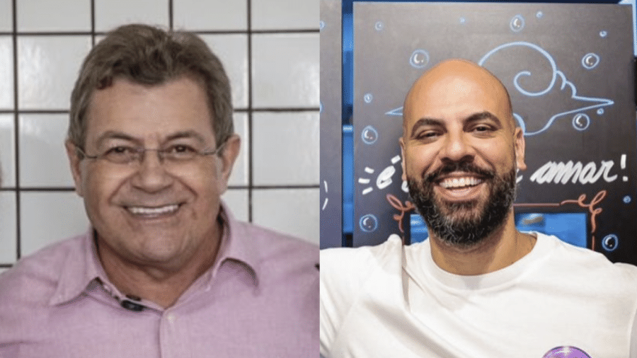 À esquerda, Emídio de Souza (PT), e à direita, Gerson Pessoa (Podemos) - Reprodução / Instagram