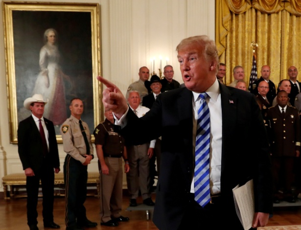 Mudança de tom do Departamento de Trabalho ecoa a agenda de "América Primeiro" do presidente Donald Trump - Leah Millis/Reuters