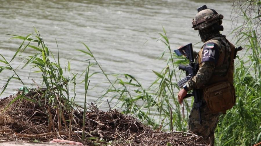 Os corpos foram encontrados na margem do Rio Grande, entre as cidades de Matamoros (México) e Brownsville (EUA) - EPA