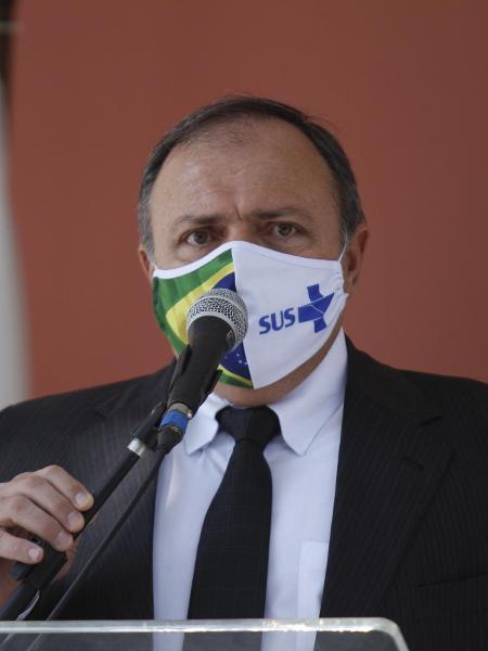O ministro da Saúde, Eduardo Pazuello, durante cerimônia em unidade da Fiocruz no Rio de Janeiro, em 2020 - José Lucena/Futura Press/Estadão Conteúdo