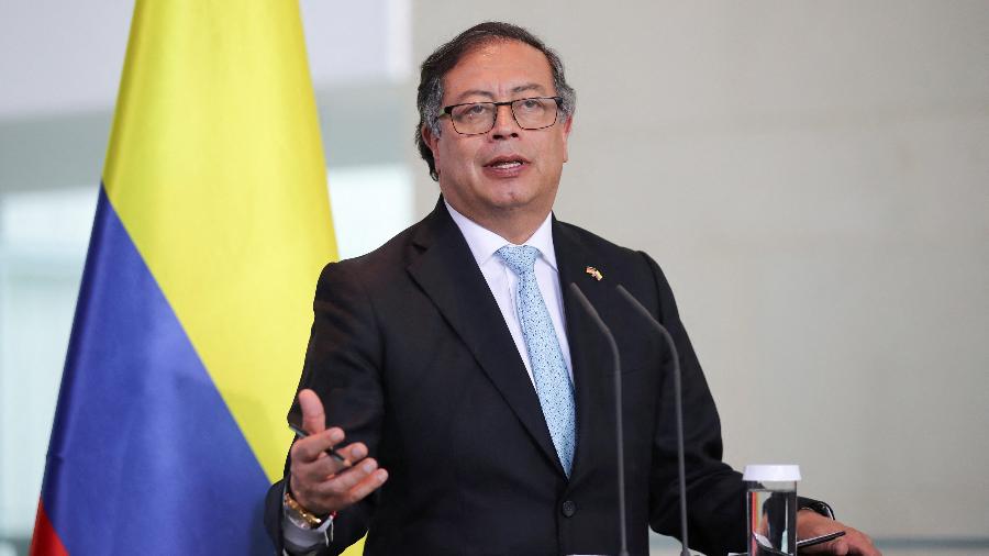 Gustavo Petro, presidente da Colômbia - REUTERS/Nadja Wohlleben