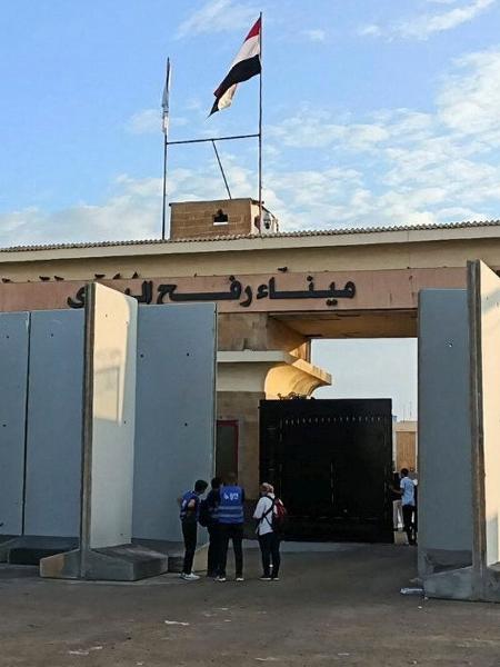 Posto de fronteira de Rafah está fechado para a passagem de civis da Faixa de Gaza para o Egito