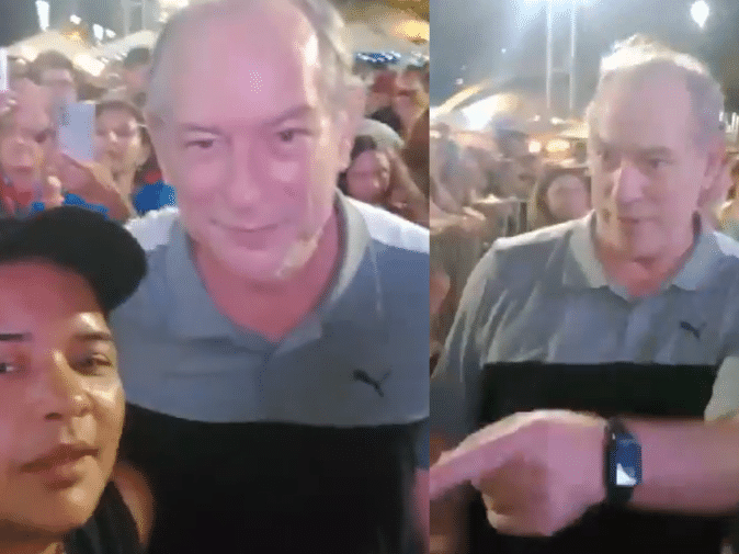 Ciro Gomes dá tapa no rosto de homem após ser chamado de 'bandido'