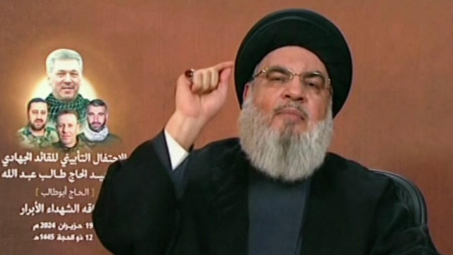'O inimigo sabe muito bem que nos preparamos para o pior', alertou Hasan Nasrallah em pronunciamento