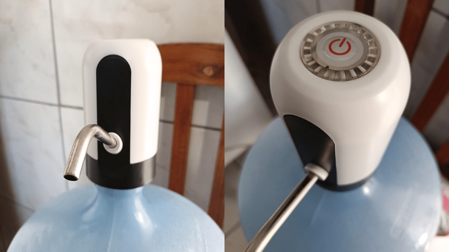 Bomba elétrica promete facilitar o manuseio em diversos modelos de galões Bomba elétrica promete facilitar o manuseio em diversos modelos de galões