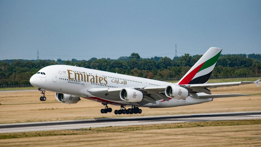 Airbus A380, avião da Emirates Airbus A380, avião da Emirates