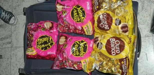 PF encontrou drogas escondidas dentro de bombons - 1 - Divulgação/Polícia Federal - Divulgação/Polícia Federal