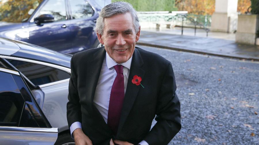O ex-premiê britânico, Gordon Brown, em Londres - Daniel Leal-Olivas/AFP