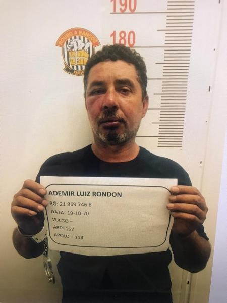 Ex-sargento do Exército, Ademir Luís Rondon foi preso temporariamente em Campinas (SP) por suspeita de envolvimento em um assalto a um carro-forte em São Carlos (SP), em abril deste ano - Reprodução