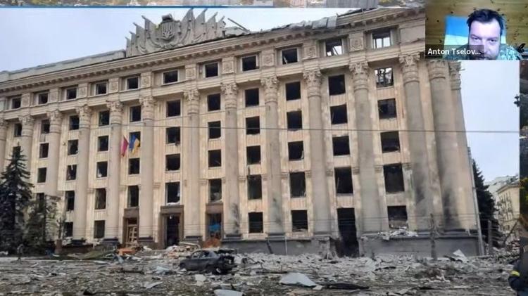 Sometimes the noise of bombings disrupts lessons - Anton Tselovalnyk - Anton Tselovalnyk