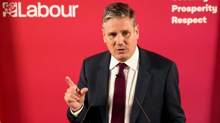 Líder trabalhista do Reino Unido Keir Starmer - REUTERS/Henry Nicholls