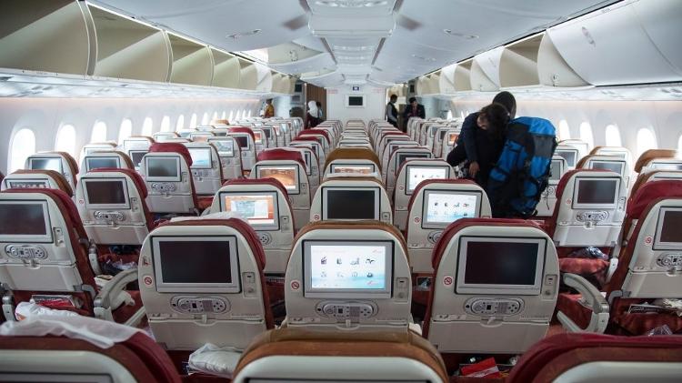 Como é dentro do Boeing 787 da Air India Como é dentro do Boeing 787 da Air India