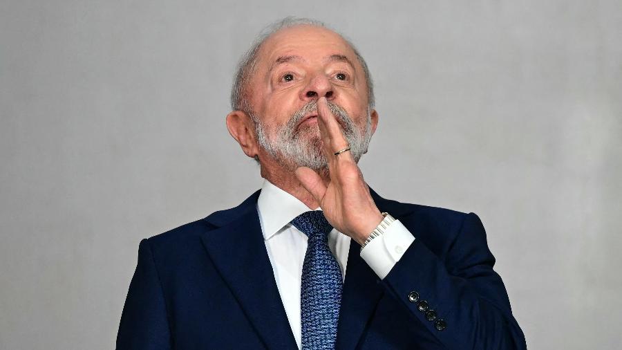 Lula durante encontro com líderes do Brics, no Rio