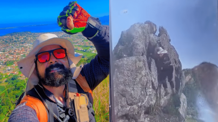 Como é a Pedra do Macaco, onde homem caiu de uma pedra durante trilha