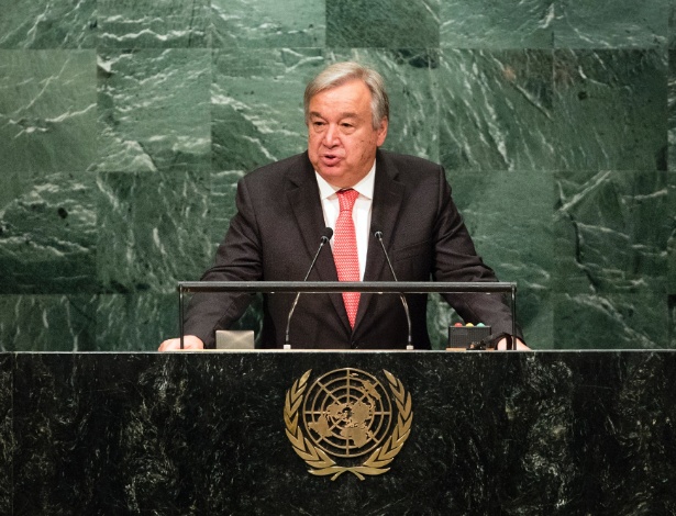António Guterres, secretário-geral da ONU, se diz preocupado com casos de agressão sexual - Li Muzi/Xinhua