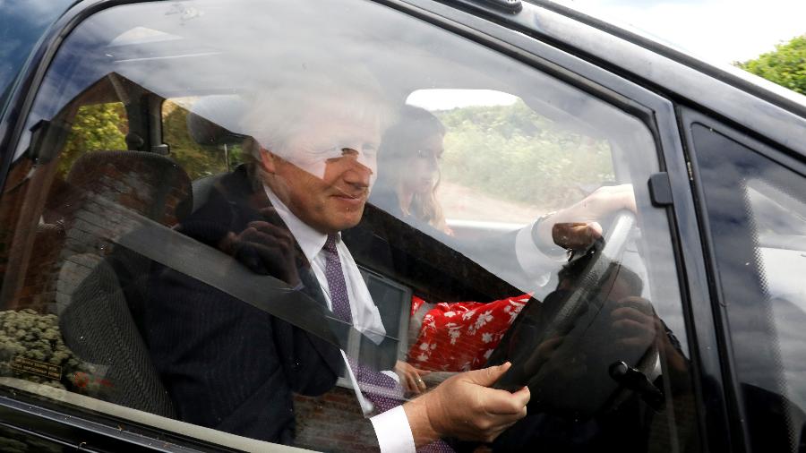 Boris Johnson e sua namorada Carrie Symonds - Simon Dawson/Reuters - 27.mai.2019