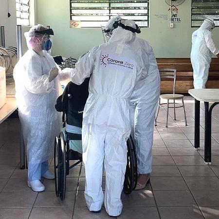Iniciativa leva testes para asilo de Piracicaba (SP) após oito mortes - Divulgação