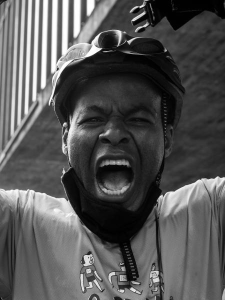 Paulo, líder da associação Entregadores Antifascistas - Divulgação/Guimel Salgado, PANDELIVERY