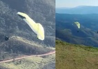 Mulher cai durante voo de paraglider no Pico Agudo (SP); veja vídeo - Reprodução