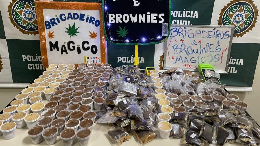 Casal foi preso em Niterói por venderem doces contaminados com maconha - Reprodução