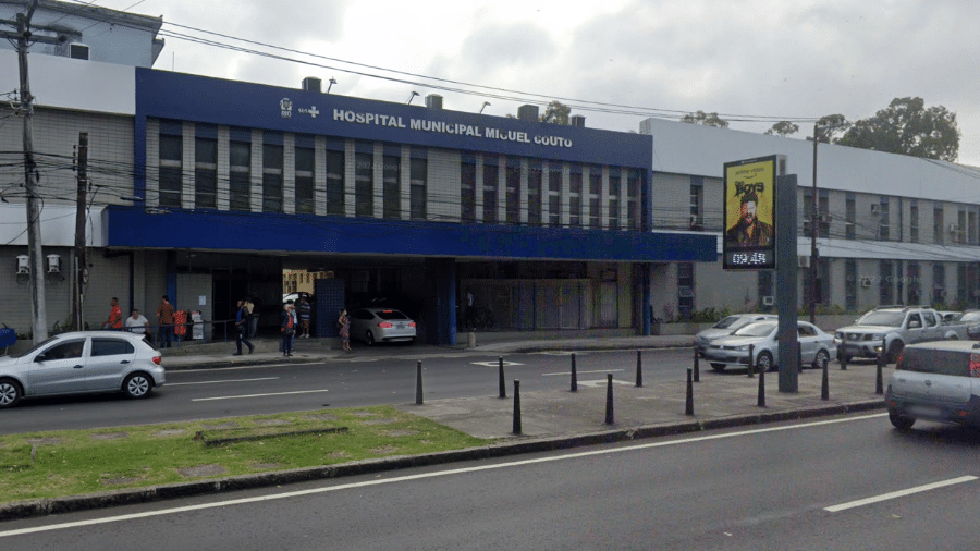 O Hospital Miguel Couto no Rio de Janeiro - Reprodução/Google Earth