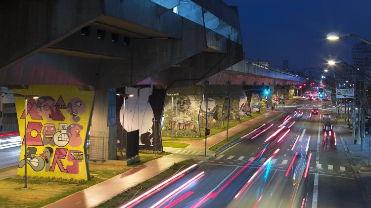 Foto do Museu Aberto de Arte Urbana em 2015 Foto do Museu Aberto de Arte Urbana em 2015