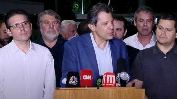 Haddad se reuniu com o presidente da Câmara, Hugo Motta (Republicanos-PB), o presidente do Senado, Davi Alcolumbre (União-AP), e líderes da Câmara