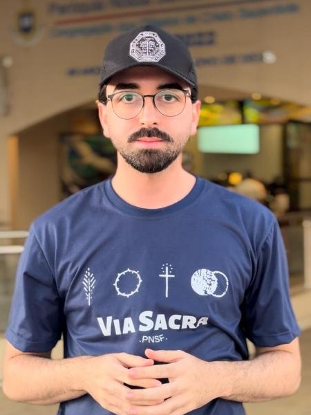 Matheus Machado, 29, engenheiro e coordenador do grupo de jovens católicos Matheus Machado, 29, engenheiro e coordenador do grupo de jovens católicos