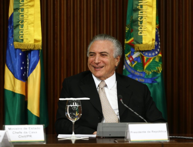 Michel Temer faz primeira reunião ministerial após ser efetivado presidente da República, no Palácio do Planalto, em Brasília - Wilton Junior/Estadão Conteúdo