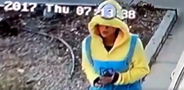 O Minion suspeito fugiu em uma caminhonete e ainda não foi identificado - Reprodução/Facebook KKTV 11 News