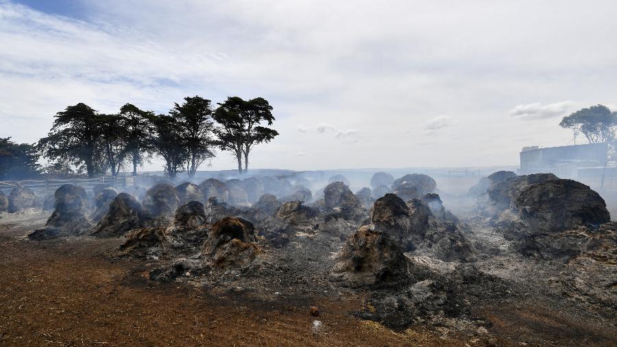 Fumaça após incêndio em Kangaroo Island, sudoeste de Adelaide, na Austrália - Reuters