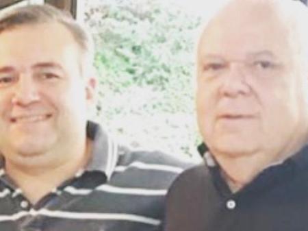 Ney Leprevost junto com o pai, o advogado Luiz: filho relata que pai se arrependeu de tratamento precoce após ficar com a saúde debilitada - ARQUIVO PESSOAL