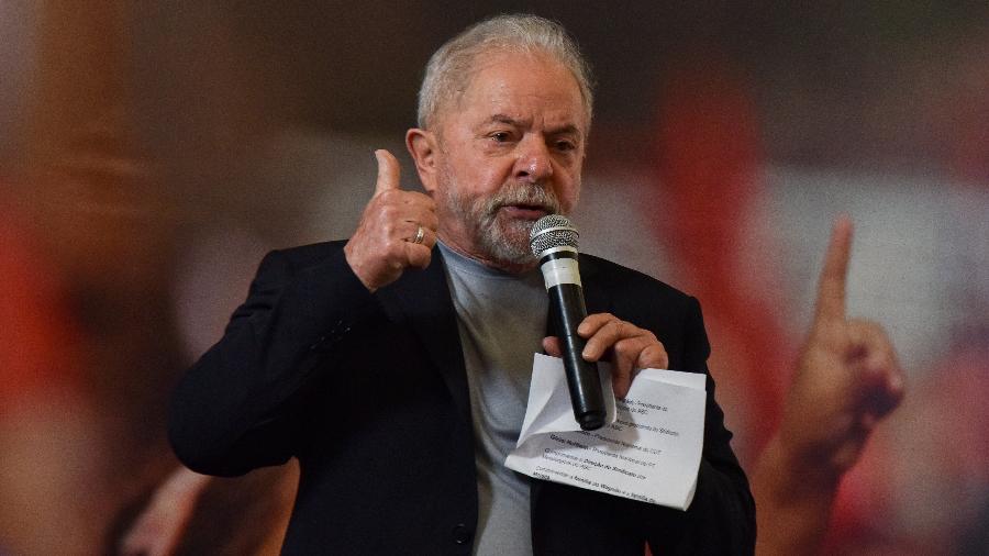 29.jan.22 - Ex-presidente Lula (PT)  - ROBERTO CASIMIRO/ESTADÃO CONTEÚDO