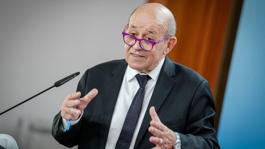 Ministro das Relações Exteriores da França, Jean-Yves Le Drian - Kay Nietfeld/Reuters