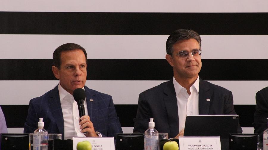 João Doria e Rodrigo Garcia foram os últimos governadores tucanos de SP antes da 1ª derrota em 27 anos - Divulgação/Governo do Estado de São Paulo
