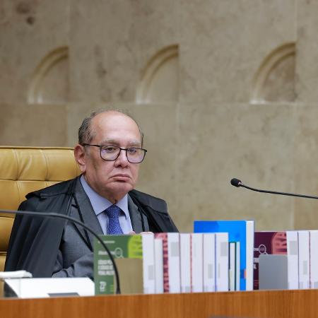 11/06/2025 - Ministro Gilmar Mendes em sessão plenária 11/06/2025 - Ministro Gilmar Mendes em sessão plenária
