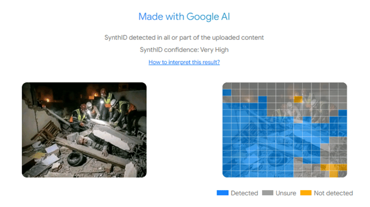 SynthID detectou com "nível muito alto de confiança" o uso de IA em imagem de suposto resgate de Khamenei