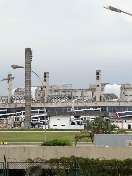Vista parcial do Aeroporto Internacional Antonio Carlos Jobim, o Galeão - Marcos Arcoverde/ Estadão Conteúdo