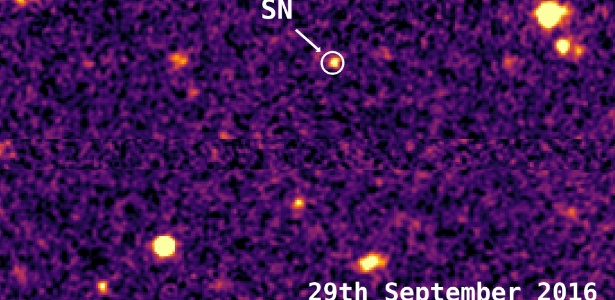 DES16C2nm é o nome dado a esta supernova - M. Smith/DES Collaboration.