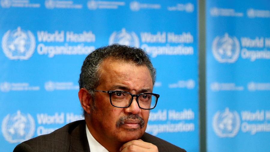Diretor-geral da OMS, Tedros Adhanom Gebreyesus, disse que efeitos do coronavírus continuarão "sendo sentidos nas próximas décadas" - Reprodução