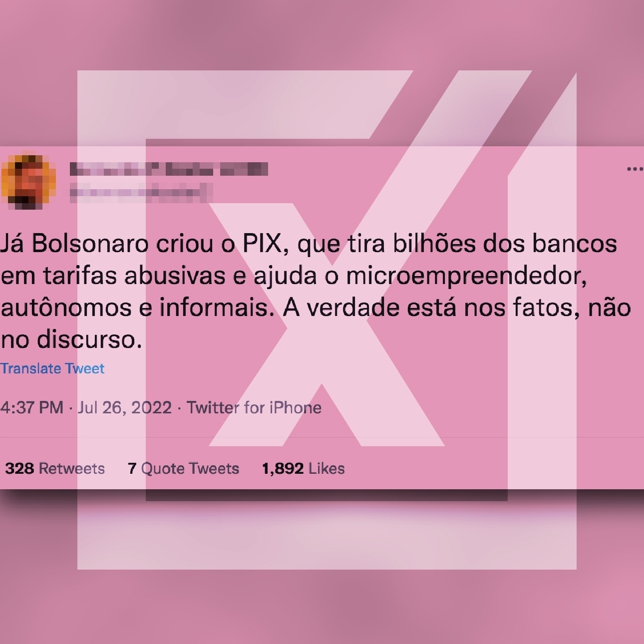 Bolsonaro não criou o Pix, ao contrário do que diz post em rede social