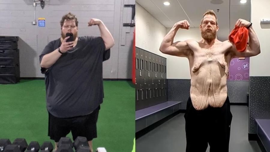 Cole Prochaska, 39, começou a mudar rotina em 2021 e perdeu mais de 160 quilos - Reprodução de vídeo