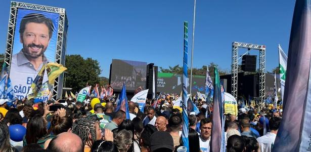 Fundão ignora discurso de Bolsonaro e Temer fica mudo em ato de Nunes