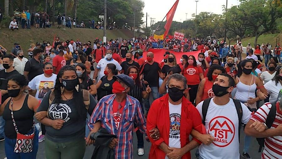 MTST realiza nova marcha contra despejos e por moradia em São Paulo nesta quinta (13) - MTST