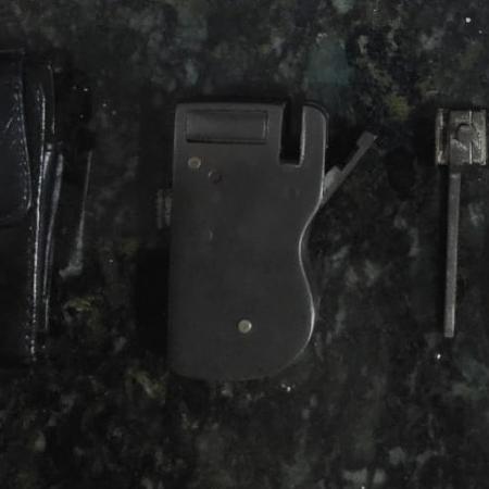 Arma em formato de celular é apreendida em Pernambuco - Divulgação/Polícia Militar-PE