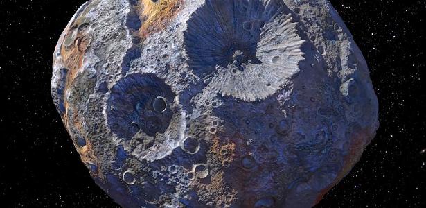 16 Psyche: asteroide gigante de metal pode valer mais que o PIB mundial