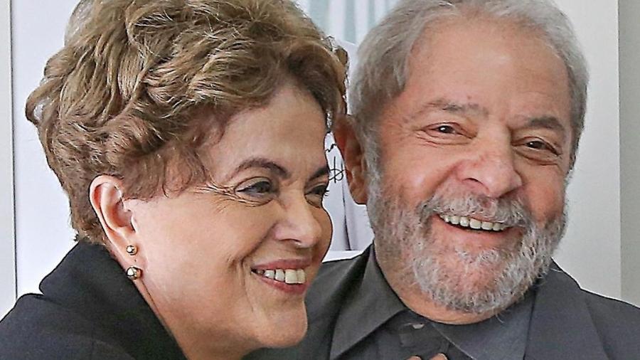 Ex-presidentes Dilma Rousseff e Luiz Inácio Lula da Silva, ambos do PT, em foto publicada no Instagram - Reprodução/Instagram